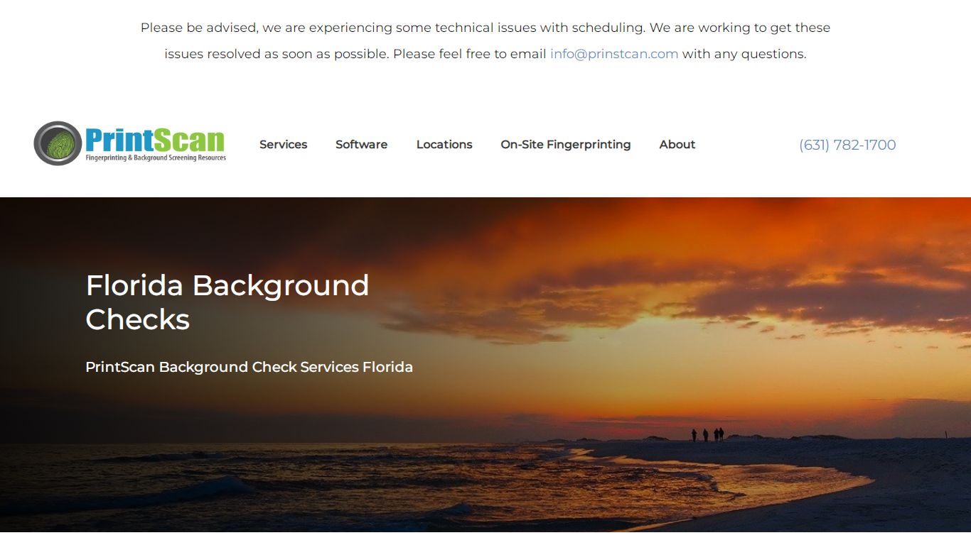 Florida Background Check | FBI Background Checks | PrintScan